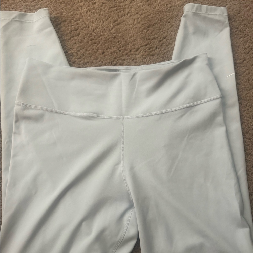 nike light blue dri-fit leggings size large